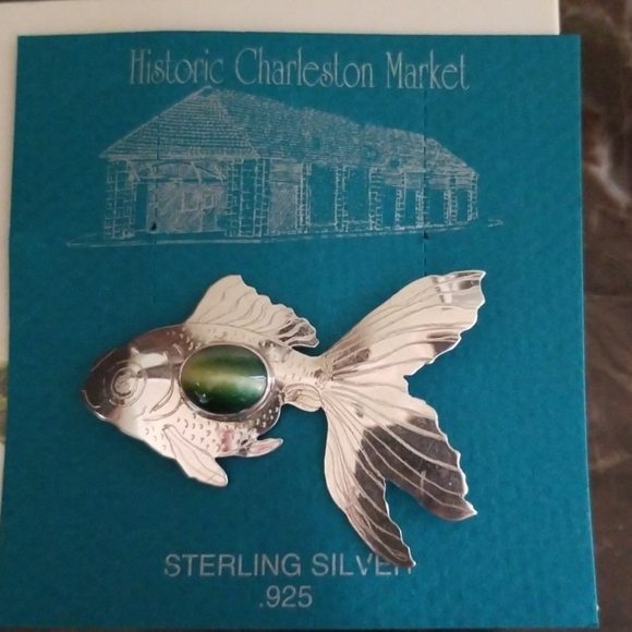 Historic Charleston Market Koi Sterling Silver - Picture 4 of 5